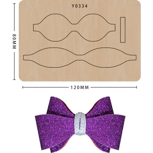 Bow Wood Cutting Die Bow Scrapbook Decorative Items Die Template Suitable For Ordinary Die Cutting Machines On The Market