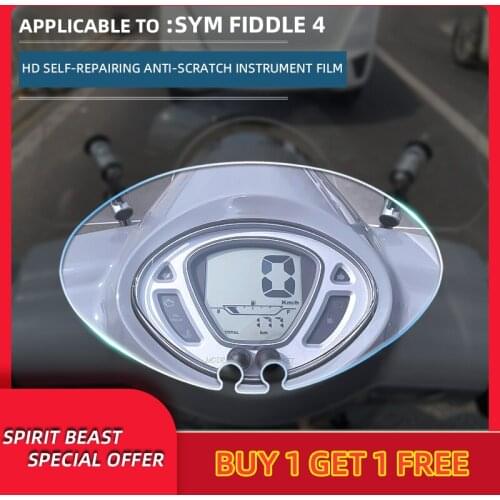 Spirit Beast Motorcycle speedometer TPU Scratch proof Protection Film scooter Dashboard Screen Instrument Film For SYM Fiddle 4