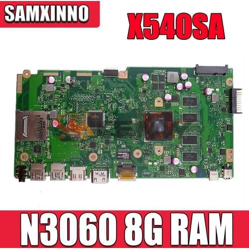 F540S For ASUS VivoBook X540SA X540S CPU N3700 Memory 8GB Laptop Motherboard Tested 100% work original Mainboard