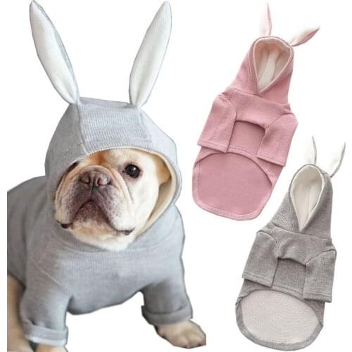 French Bulldog Clothes Winter Pug Clothing Yorkshire Poodle Pomeranian Schnauzer Corgi Frenchies Costume Pet Coat Puppy Hoodie