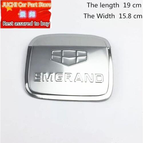 Car fuel tank cover stainless steel cover for 09-13 year Geely Emgrand EC7 EC715 EC718 Emgrand7 Emgrand7-RV EC7-RV