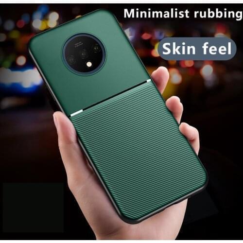 Luxury Silicone Car Magnetic Holder Phone Case For Oneplus 7T 7TPro 7 7Pro 6 Ultra-thin Protection Cover for 7 6 T Coque Funda