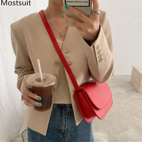 V-neck Single Breasted Women Suit Blazer Full Sleeve Korean Office Ladies Solid Jacket Workwear Fashion Female Blazer 2021