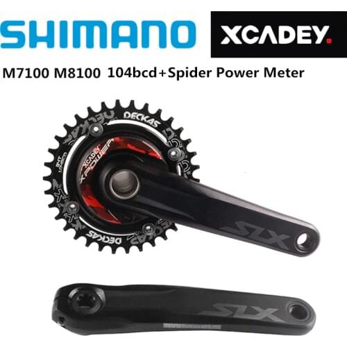 Shimano SLX M7100 M8100 170mm 175mm Crankarms Deckas 104bcd XCADEY XPOWER 104bcd Spider Power Meter For M7100 M8100 M9100 MT900