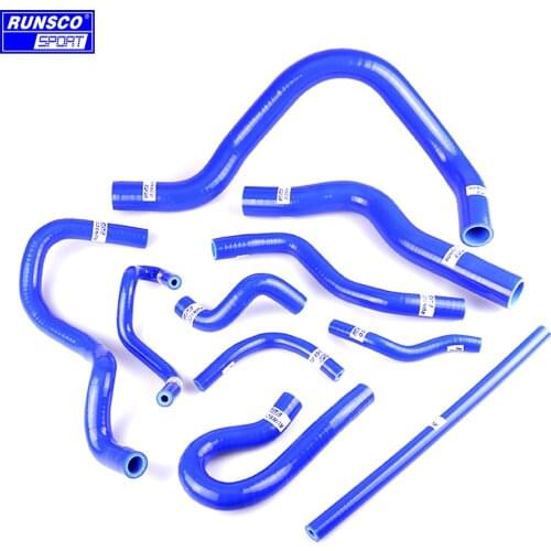 Silicone Coolant Radiator Hose Kit For Honda Civic CRX del sol 88-00 B16 B16A B16B EK3 10PCs/set