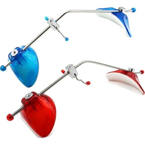 Dental Anterior Retractor Dentist Auxiliary Device Dentistry Anterior Distractor Single&Double Rod Blue and Red Dentist Tools