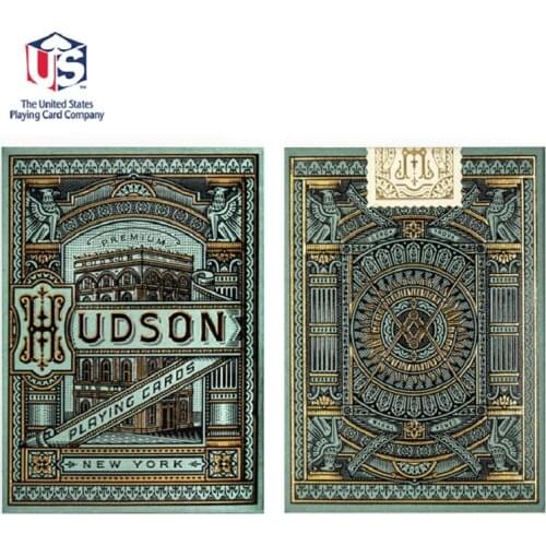 Theory11 Hudson Playing Cards Green Bicycle Deck USPCC Collectable Poker Magic Card Games Magic Tricks Props