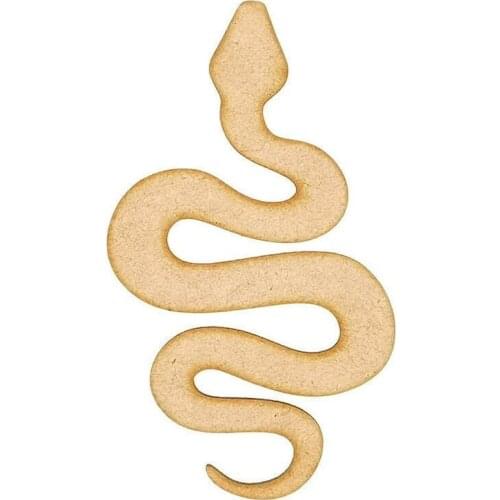 Snake MDF Craft Shapes Wooden Blank Gift Tags Decoration Embellishments Pack Art