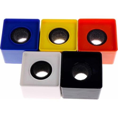 1pc High Quality ABS Square Shaped Interview KTV Mic Microphone Logo Flag Station