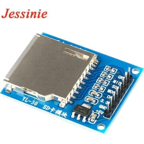 1pcs SD Card Module Reading and Writing Module Smart Electronics Slot Socket Reader ARM MCU for arduino DIY Starter Kit 51 STM32