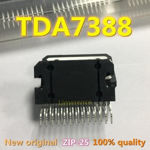 1PCS TDA7388 ZIP25 TDA7388A ZIP 7388A ZIP-25 42W quad bridge car radio amplifier original