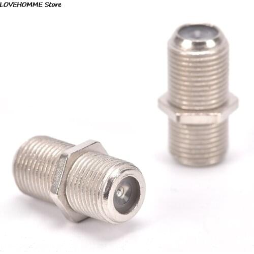 10pcs/Pack F Type Coupler Adapter Connector Female F/F Jack RG6 Coax Coaxial Cable High Quality Used In Video