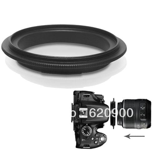 100% Guarantee 50x 58MM Filter Thread Lens / Macro Reverse Ring Camera Mount Adapter for Nikon SLR