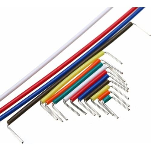 140pcs Breadboard Wire 22 AWG Solderless Breadboard Jumper Solid Wires Cable Kit with Box 165 x 55 x10mm for Arduino