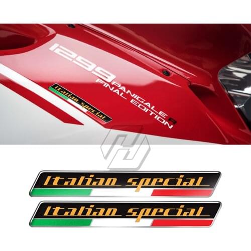 3D Motorcycle Tank Decals Italy Sticker Italian Special Decals Case for Ducati Monster Aprilia RS RS4 RSV4 MV