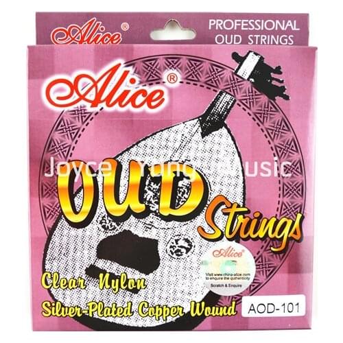 Alice AOD-101 OUD Strings Clear Nylon Silver-Plated Copper Wound 10-String Free Shipping Wholesales