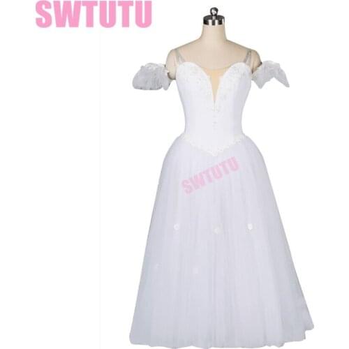 White romantic tutu ballerina dress,fairy ballet dance wear,ballet costumes,ballet dresses for adults,ballet tutu dressBT8909