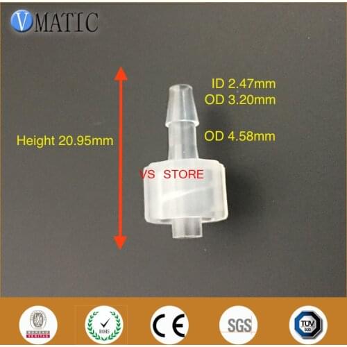 Free Shipping Pack Of 10 X 1/8 Inch Barb Male Luer Lock Tapered Fitting (Polyprop) Luer Lock Tapered Connector