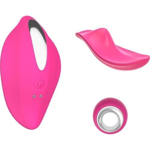 Wireless Remote Underwear Panty Butterfly Vibrator Vibrating Panties Female Masturbation Clit Stimulator Sex Toys for Women pink