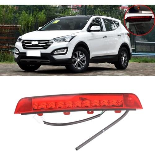 CAPQX For Hyundai Santa Fe SantaFe IX45 2013-2017 High mount stop light Rear brake lamp Center stop light Additional brake light