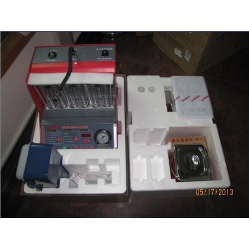 CNC602A Automotive fuel injector tester&cleaner 220V/110V with English panel CNC-602A for 6 or 4 cylinders Gasonline cars