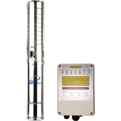 DC 72V 1000W 4 inch solar borehole water pump solar fountain water pump for irrigation