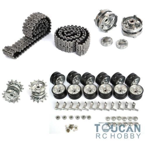 Heng Long 1/16 Scale Russian T90 RC Tank 3938 Metal Tracks Sprocket Idlers Wheels THZH0160-SMT4