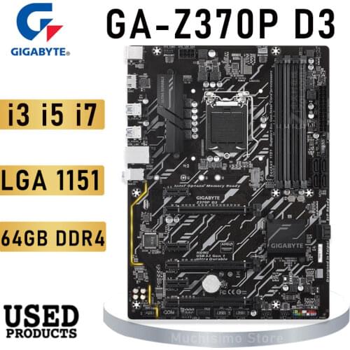 LGA 1151 Asus PRIME Z370-P II Motherboard Support 8th 9th-Gen Core i7 i5 i3 CPU PCI-E 3.0 DDR4 64GB Desktop Intel Z370 Placa-Mãe