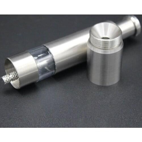 Stainless Steel Pepper Mill Salt Shaker Grinder Combo Push Button for Travel NIN668