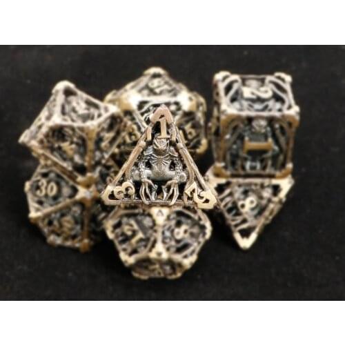 New Design Rpg D20 Dnd Dice Cubes Playing Game Bones For D&d 10 Sided Dice Polyhedral Dungeon and Dragon Dice Gift Set