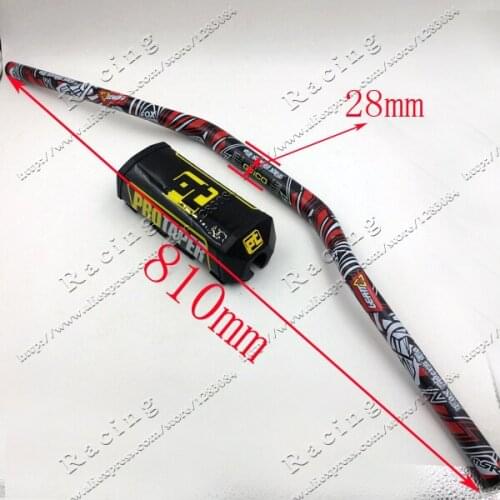 Pro Taper Fat Bar 1-1/8" black Metal Mulisha Pack Dirt Bike MotorCross Fat Bar MX Aluminum Racing Handlebar 810mm FREESHIPPING