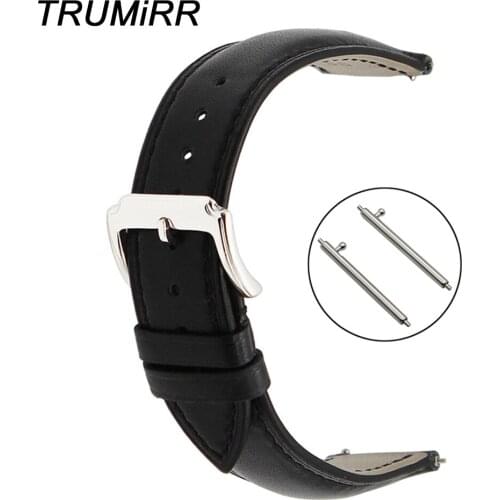 18mm 20mm 22mm Quick Release Watch Band Genuine Leather Strap for Casio BEM 302 307 501 506 517 Stainless Steel Buckle Bracelet