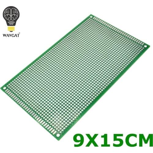 WAVGAT 9X15 cm double-Side Copper prototype pcb 9*15 cm Universal Board for Arduino