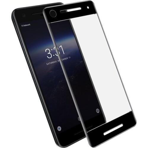 Full Cover Curved Tempered Glass For Google Pixel 2 Screen Protector protective film For Google Pixel 2 Pixel2 glass