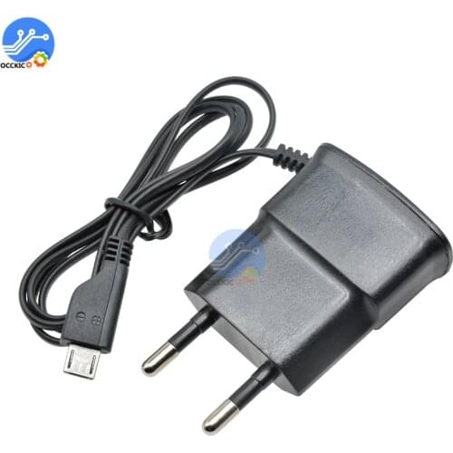 1Pcs 5V Micro USB Power Charger Adapter EU Plug Wall charger for Samsung HTC Sony smartphones