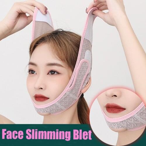 Women Reduce Double Chin Thin Face Anti Wrinkle Face Slimming Bandage Facial Massager Face-Lift Belt