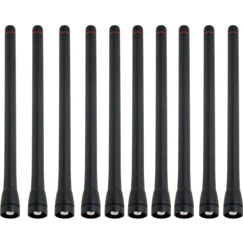 10Pcs FA-SC55V VHF Antenna for ICOM Radio IC-F1000 F16 F33G F3026 F14 F15S F3002 F3021 F3063 F3161 F70 IC-V88 F3202D F3011 F3262