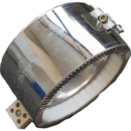 120x73mm/120x150mm/120x200mm Ceramic Band Heater AC 220V 1200W/2800W/3750W Heating Element for Machinery