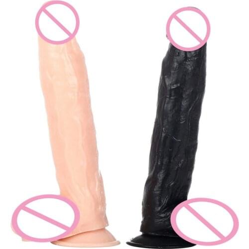 29*5.5cm Huge Dildo Realistic Penis Big Fake Dick Sex Toys For Women Female Maturbation Erotic Large Suction Cup Dildos