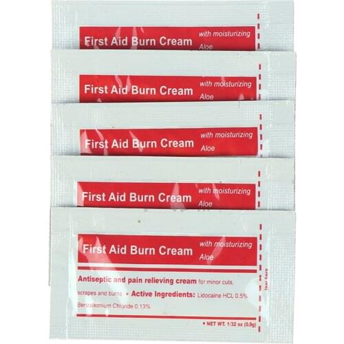 5pcs 0.9g/Pack Dressing Burn Cream Wound Care Anti-infection Antibiotic Ointment Gel for Burns First Aid Kit Accessories