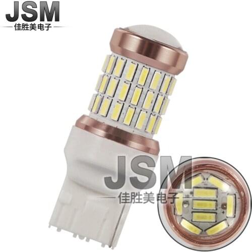 Automobile Led Reversing Light T20 7440 7443 4014 60smd High Power Turn Signal Brake Light Led Lights for Car Car Accessories