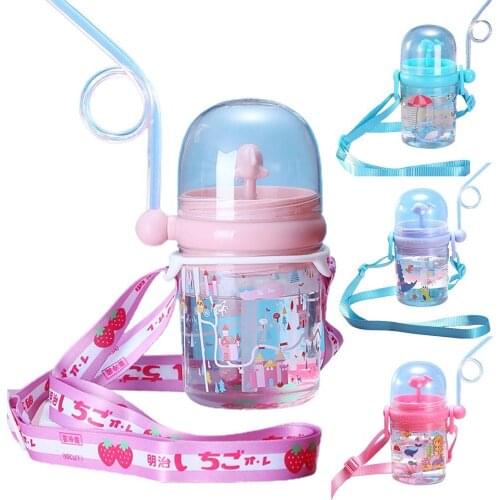 Funny Whale Water Spray Drinking Cup Cartoon Feeding Bottles With Straws Portable Leakproof Childrens Cups Drinkware для кухни