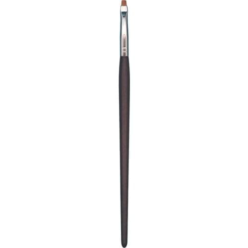 D024 Professional Handmade Makeup Brush Soft Resilient Weasel Hair Flat Top Eyeliner Brush Ebony Handle Make Up Brushes