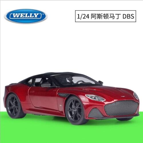 Welly1: 24 Aston Martin DBS superlaggera sports car simulation alloy car model childrens toy birthday gift