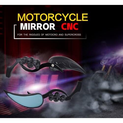 Motorcycle Mirror for Honda Suzuki Boulevard Harley Dyna Iron 883 Sportster Fatboy Heritage Softail Night Rod Road Glide King
