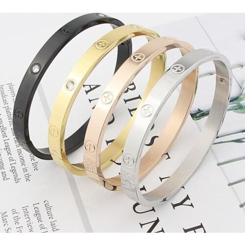 Cross Crystal Man Bracelet & Woman Bangle Wholesale
