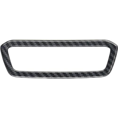 Carbon Fiber Headlight Head Light Lamp Adjustment Button Panel Cover Trim Fit For BMW 3 Series G20 2019 2020
