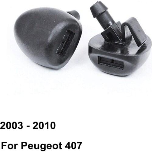 Front Windshield Washer Nozzle 6438Y5 6438CA 643871 6438Z1 for Peugeot 407 ( 2003 - 2010 ) ( Pack of 2 )