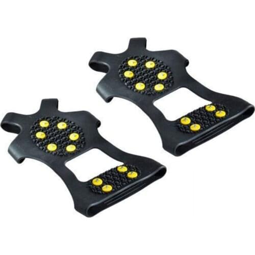 Hiking Ice Grips Snow Rustproof Spikes Anti-slip 10 Steel Studs For Winter Sports Traction Cleat Useful