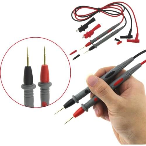 PT1005 10A Universal Probe Test Leads for Multimeter with Alligator Pliers 1000v 10A Wire Pen Cable for Digital Meter Needle Tip